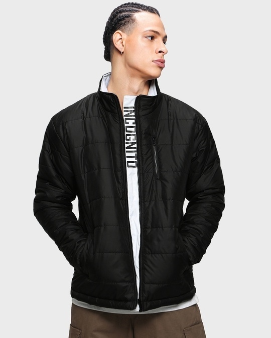 Men’s Black Oversized Puffer Jacket