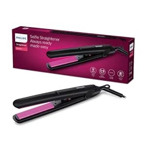 Philips Selfie Hair Straightener I Minimized Heat Damage with SilkPro Care